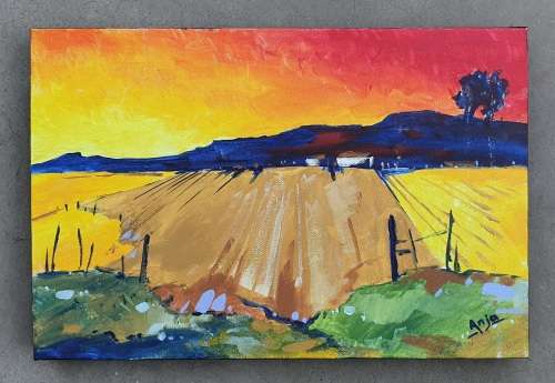 Original acrylic painting by ANJA