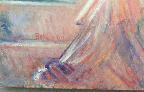 Original oil painting signed by Artist - looks like Bettiwo