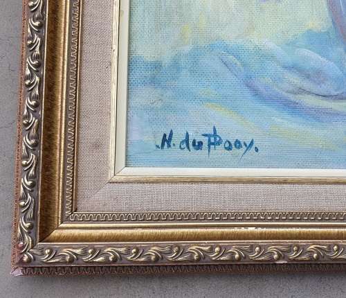 Original oil painting by H. DU PLOOY