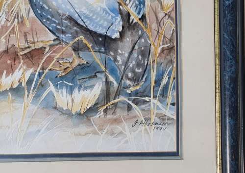 Original watercolour painting by J ATHANASIA