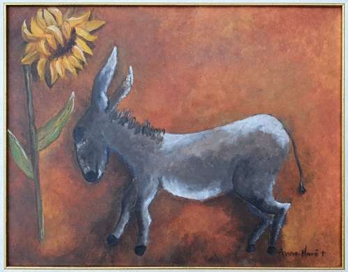 Original framed oil paintig by Anna-Marè
