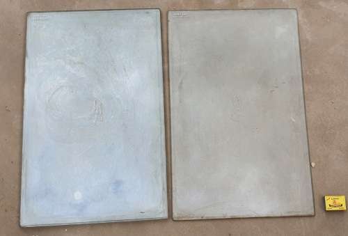 Original vintage SAR railway window glass panels with logo as per photos