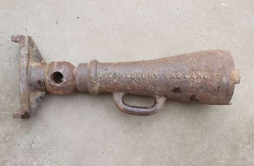 Vitage cast iron John Rigby & sons - 4 tons jack - Wednesbury England, as per photos