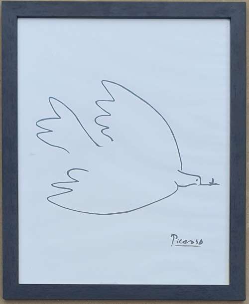 Framed PICASSO print as per photo