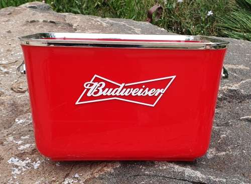 Budweiser six pack ice backet as per photo