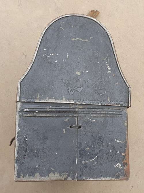 Vintage miners tin launch box - Germany, as per photo