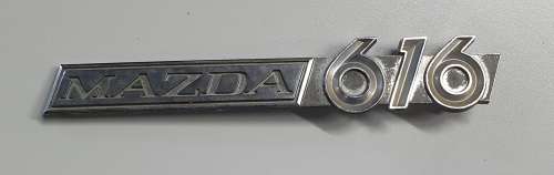 Vintage MAZDA 616 car badge as per photo