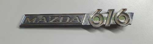 Vintage MAZDA 616 car badge as per photo