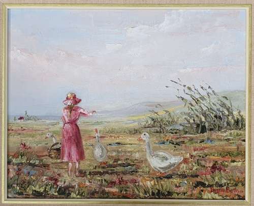 Original oil painting by PIETER BOTHA as per photo