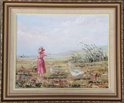 Original oil painting by PIETER BOTHA as per photo