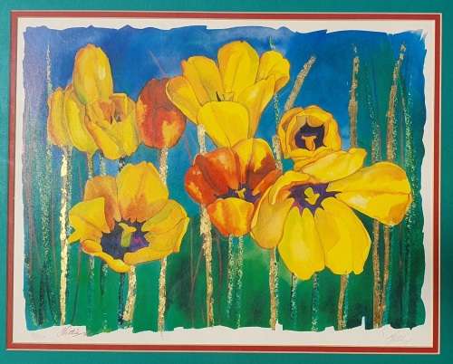 Framed limited addition print by HETTIE SAAIMAN
