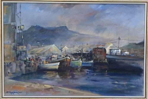 Original framed oil painting by JOHANN VAN RENSBURG