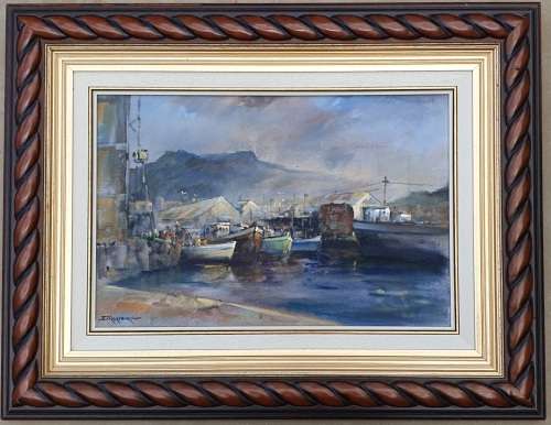 Original framed oil painting by JOHANN VAN RENSBURG