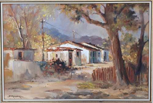 Original framed oil painting by JOHANN VAN RENSBURG