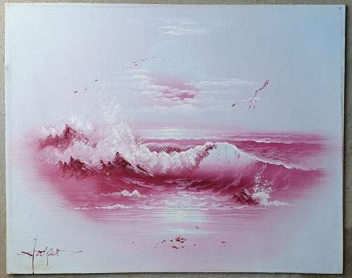 Original oil painting by COOPER