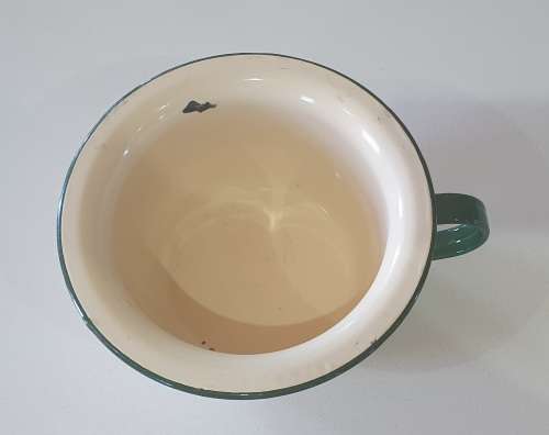 Vinage enamel bedpan (Koos) as per photos