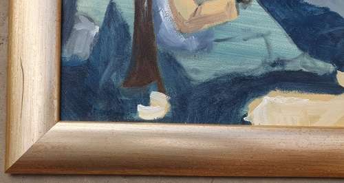 Original framed oil painting by F.KOTZE as per photo