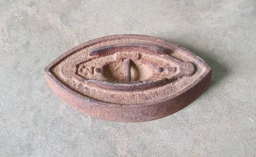Vintage cast iron, changeable coal stove clothing Iron component as per photo