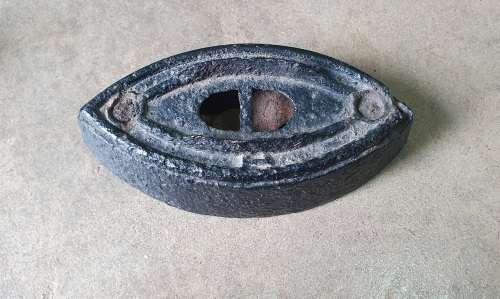 Vintage cast iron, changeable coal stove clothing Iron component as per photo