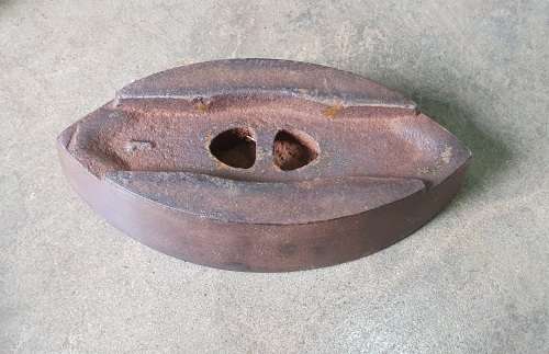 Vintage cast iron, changeable coal stove clothing Iron component as per photo