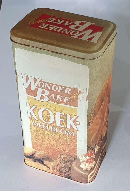 WONDER BAKE cake flour tin as per photos