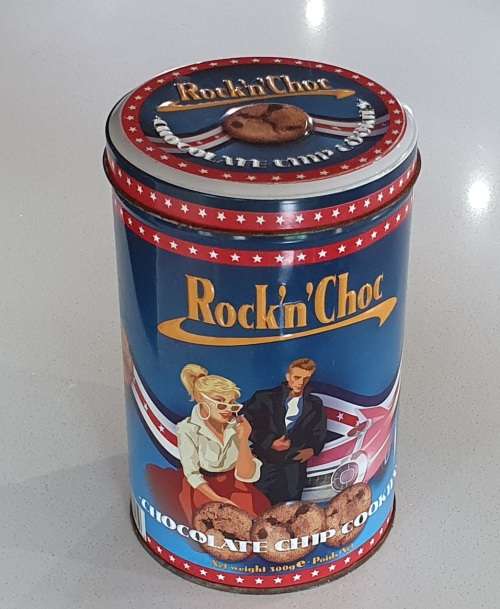 ROCK`n`CHOC tin as per photos