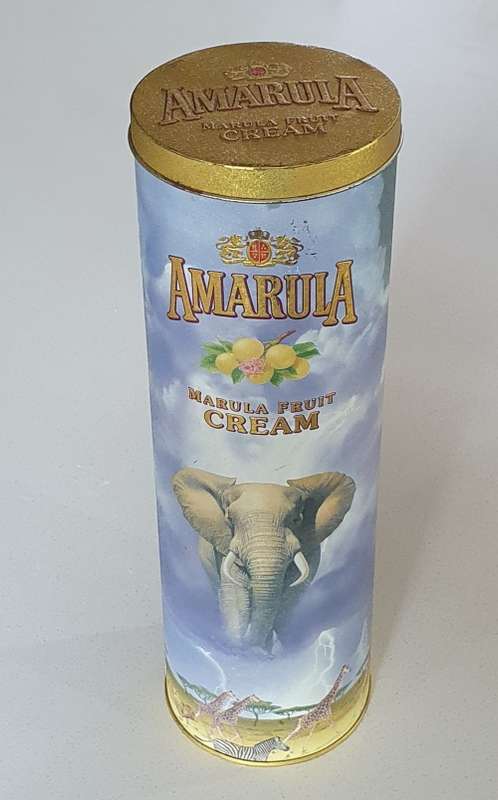 AMARULA liquor tin for a bar as per photos