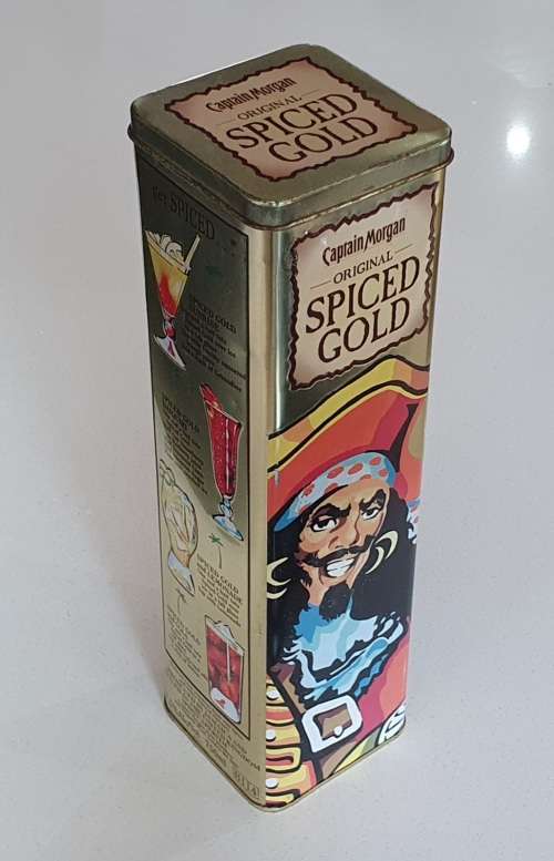 CAPTAIN MORGAN tin for a bar as per photos