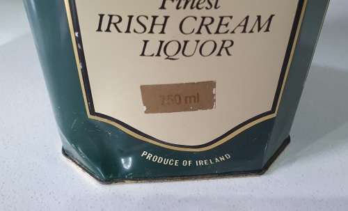 CAROLANS liquor tin for a bar as per photos