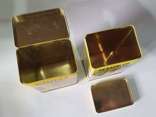2 MAIZENA tins as per photos