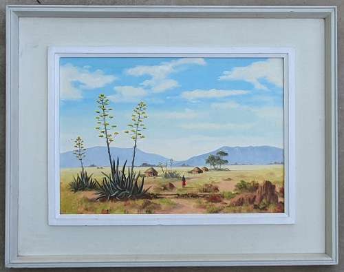 Original framed oil painting by S. WEBBER, as per photo