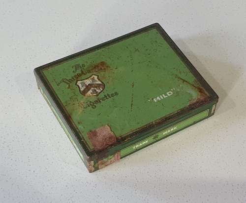 The Three Castles Cigarettes tin as per photos