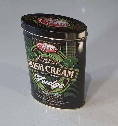 Gran`s original Irish cream fudge tin as per photos