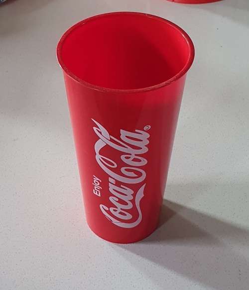 COCA COLA plastic cup as per photos