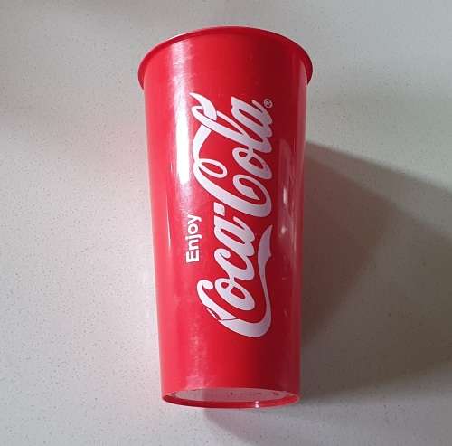 COCA COLA plastic cup as per photos