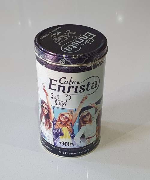 Cafe Enrista 3 in 1 coffee tin as per photos