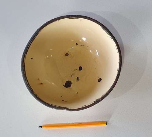 Enamel bowl as per photo
