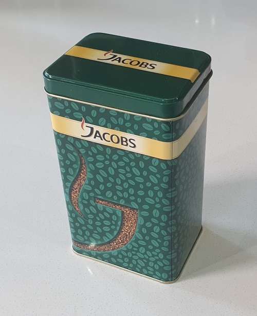 JACOBS coffee tin as per photo