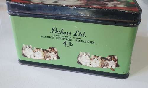 Vintage 4LB  BAKERS Ltd tin as per photos