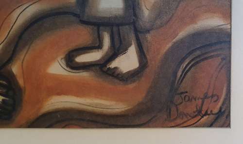 Original painting by James Dorothy as per photo