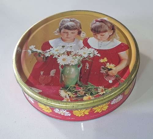 Vintage 2pd WESTON`s biscuits tin as per photos