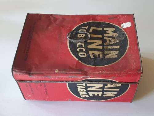MAIN LINE tobacco tin drum as per photos