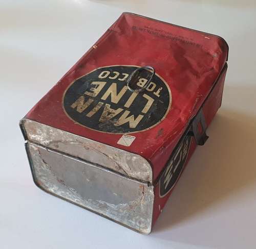 MAIN LINE tobacco tin drum as per photos