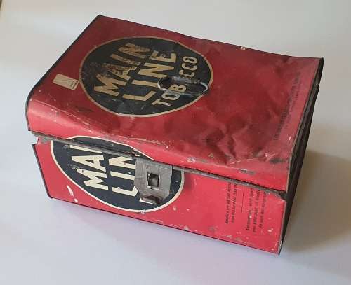 MAIN LINE tobacco tin drum as per photos