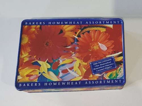 BAKERS biscuits tin as per photos