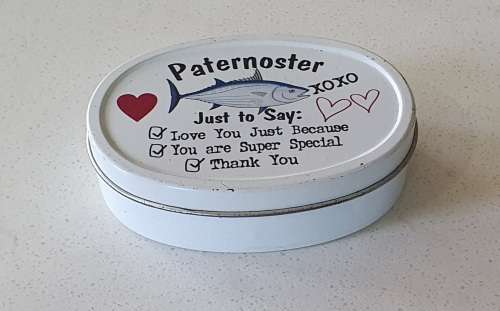 Small Paternoster tin as per photos