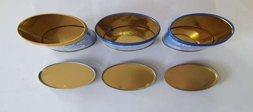 3x Streamers tins as per photos