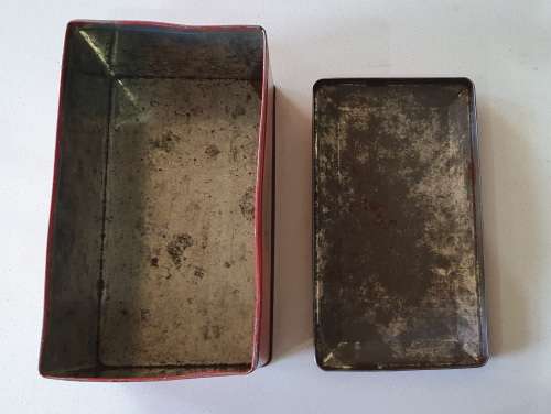 PYOTTS biscuits tin with 1970 Krugerrand image as per photos