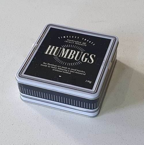 HUMBUGS tin as per photos