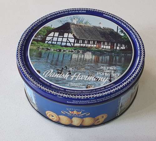 Danish butter cookies tin as per photos